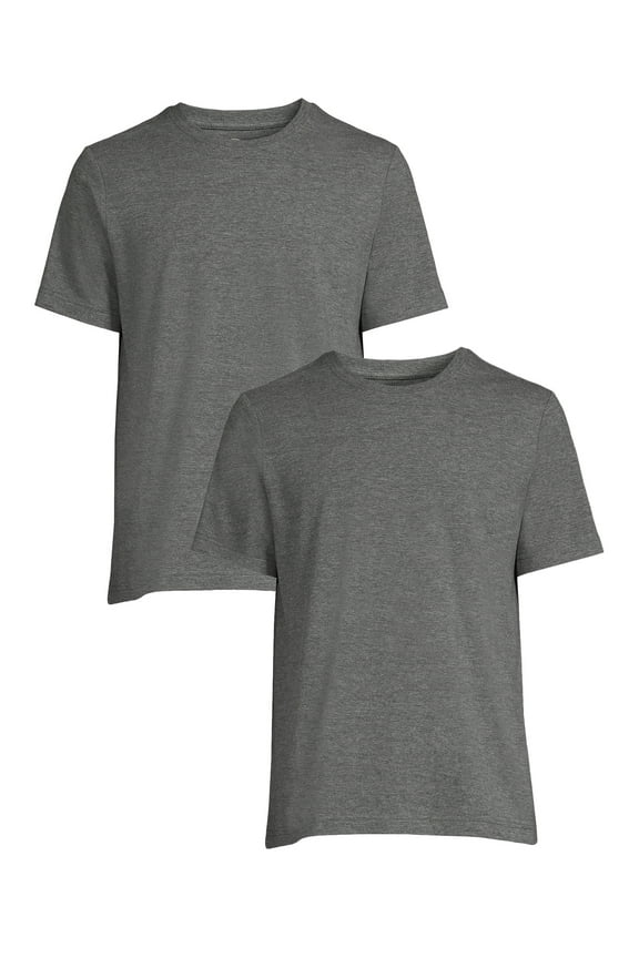 Men's and Big Men's Crew Neck Tee, 2-Pack, Sizes S-4XL