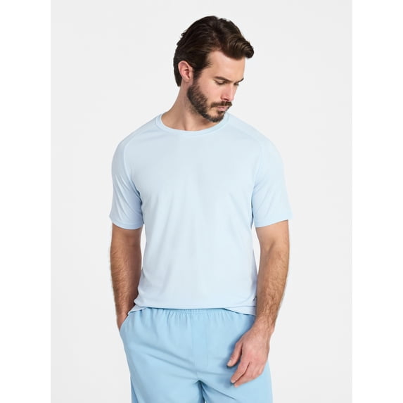 Athletic Works Men’s and Big Men’s DriWorks Mesh Tee with Short Sleeves, Sizes XS-4XLT