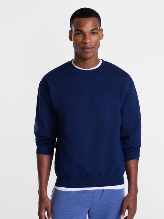 Fleece Crewneck Sweatshirt, Mens & Big Men's Sizes XS-4XLT