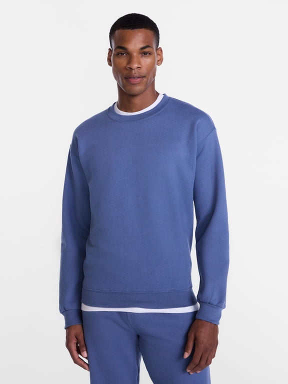 Men's Fleece Crewneck Sweatshirt, Sizes XS-4XLT