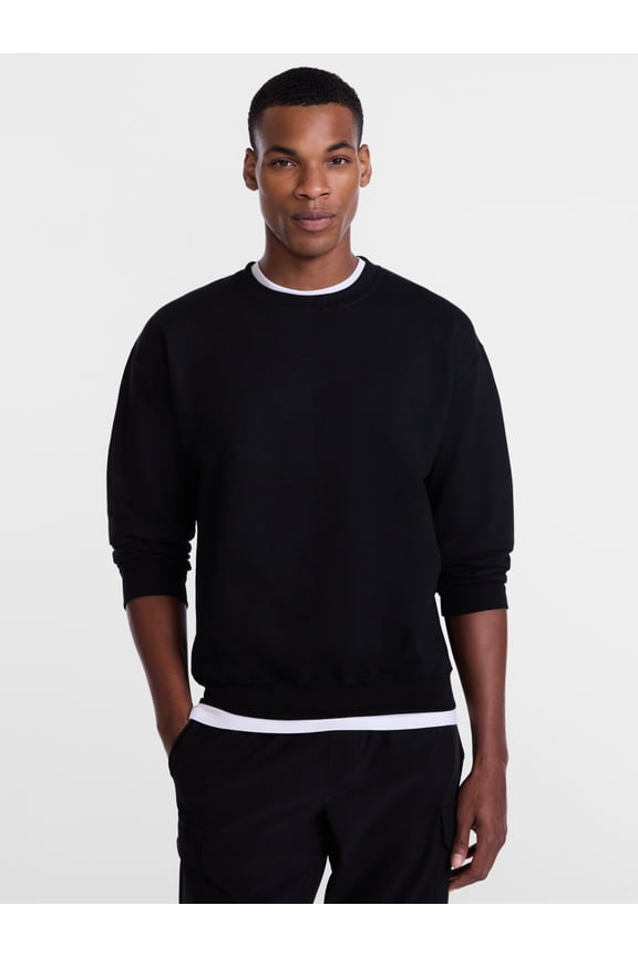 Fleece Crewneck Sweatshirt, Mens & Big Men's Sizes XS-4XLT