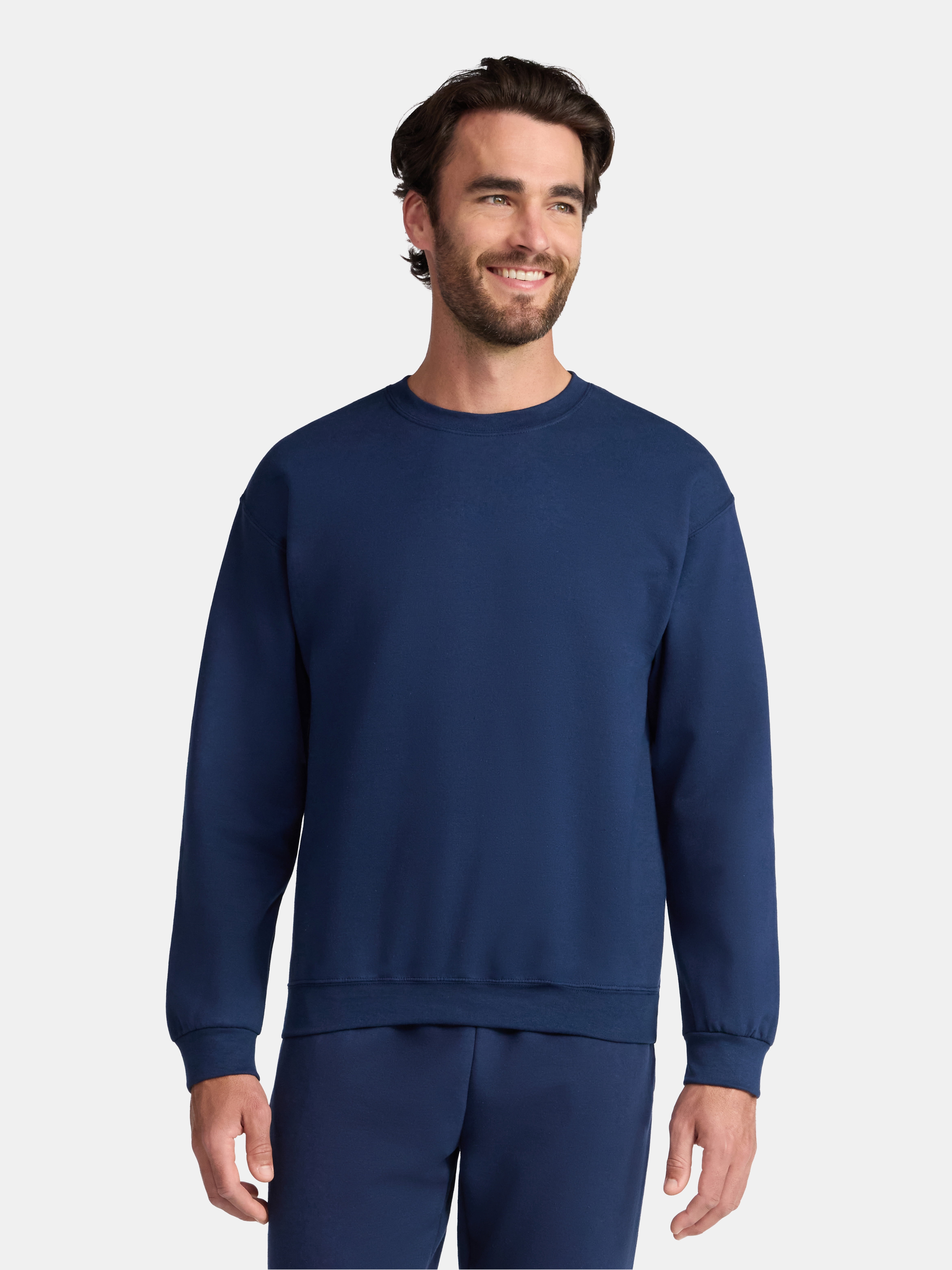 Athletic Works Men's and Big & Tall Men's Fleece Crewneck Sweatshirt, Sizes XS-5XLT