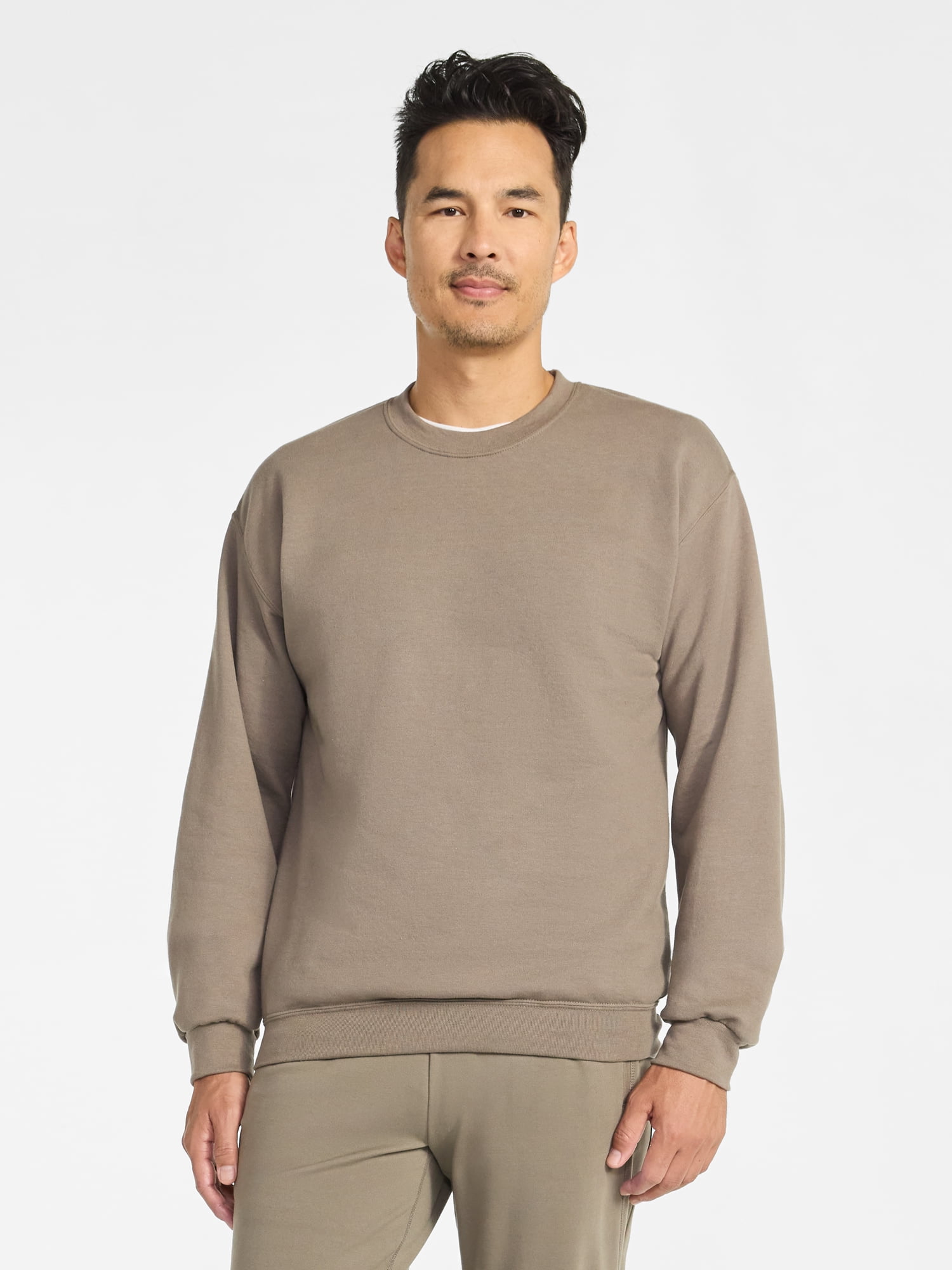 Athletic Works Men's and Big & Tall Men's Fleece Crewneck