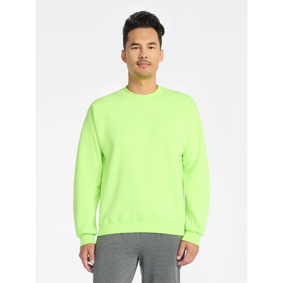 Athletic Works Men's and Big & Tall Men's Fleece Crewneck Sweatshirt, Sizes XS-5XLT