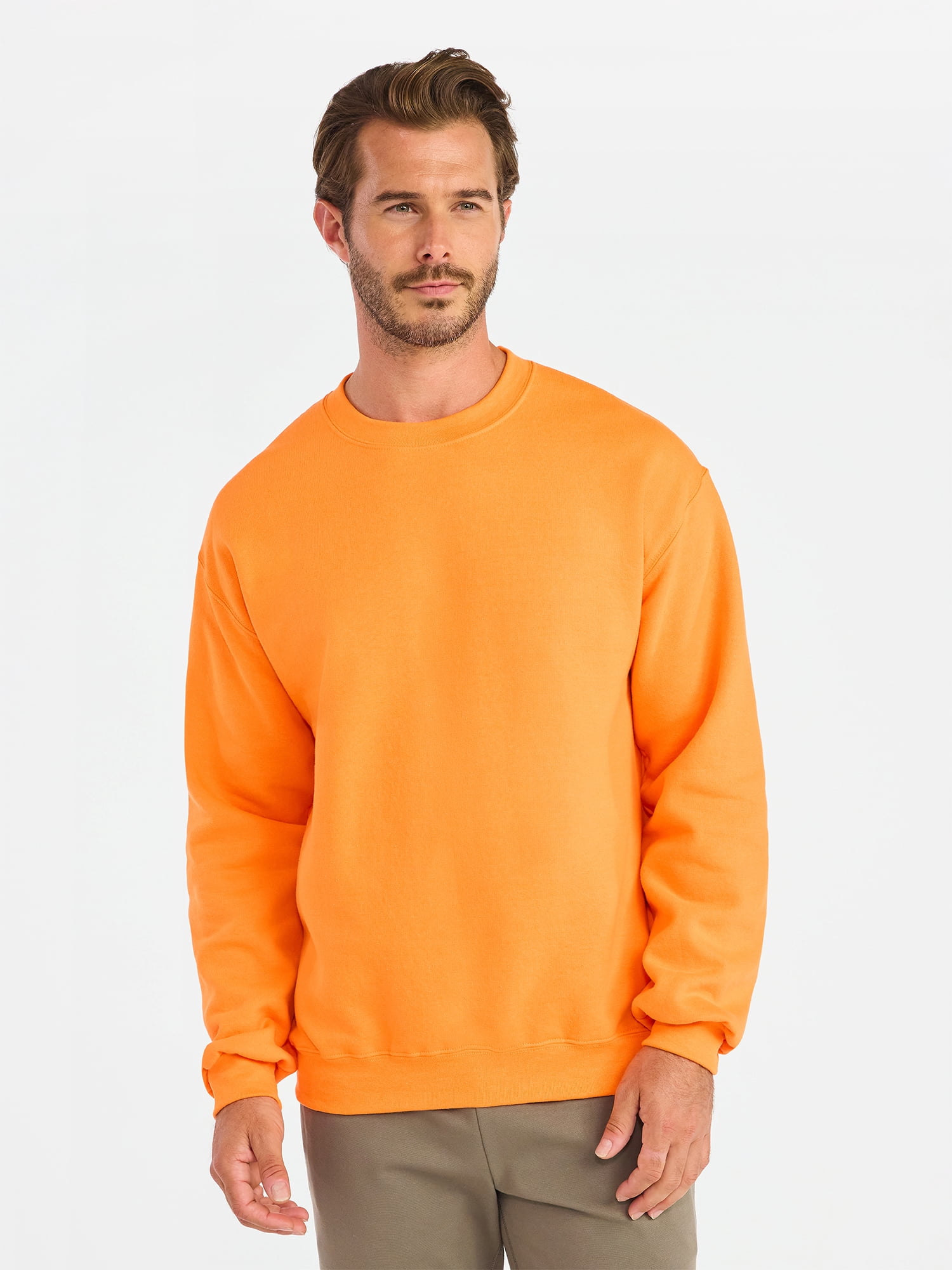Athletic Works Men's and Big & Tall Men's Fleece Crewneck Sweatshirt, Sizes XS-5XLT