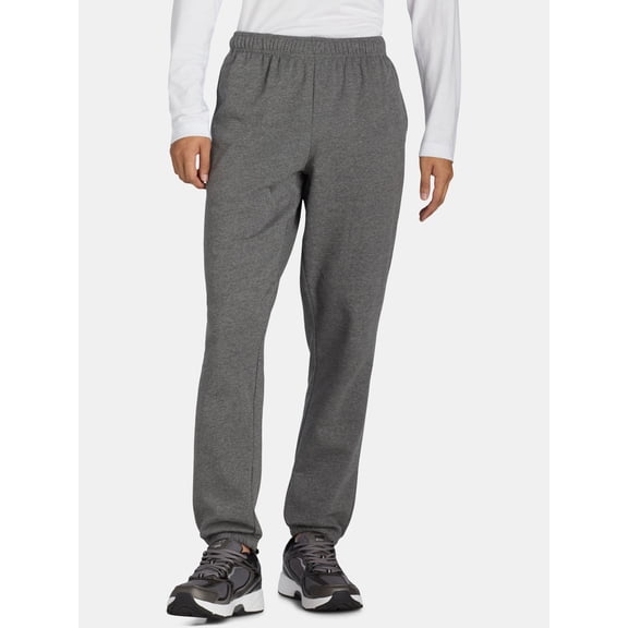 Athletic Works Men's and Big Men’s Fleece Jogger Pants, Sizes S-3XL