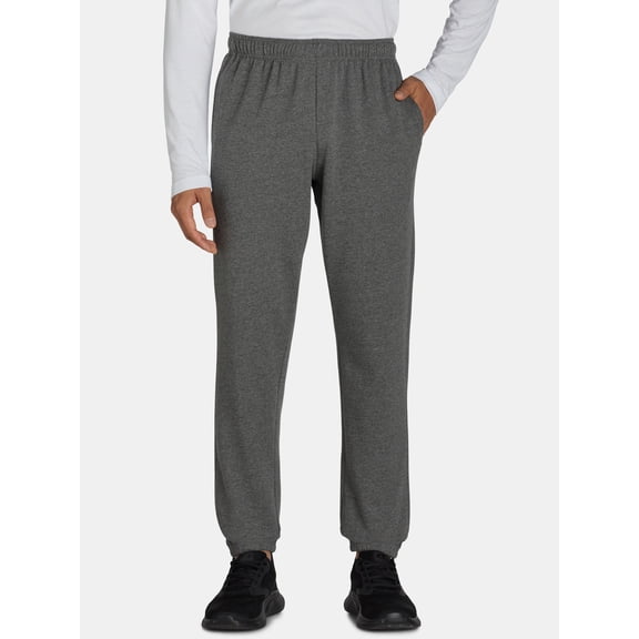 Athletic Works Men's and Big Men’s Fleece Jogger Pants, Sizes S-3XL