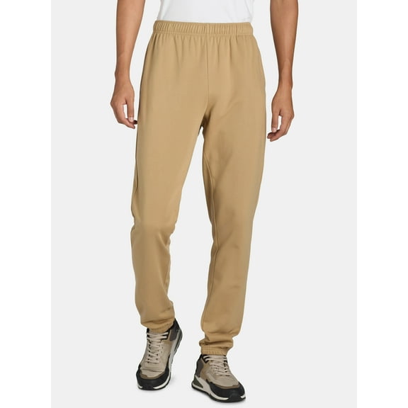 Athletic Works Men's and Big Men’s Fleece Jogger Pants, Sizes S-3XL