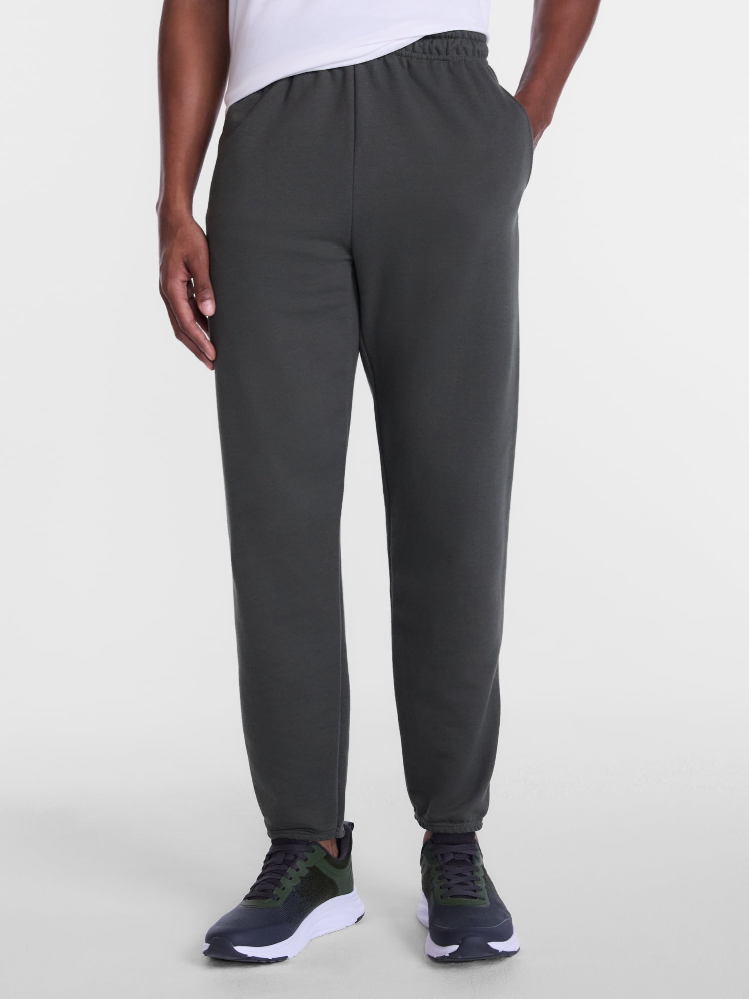 Athletic Works Men's and Big Men's Fleece Jogger Sweatpants, Sizes XS-5XL