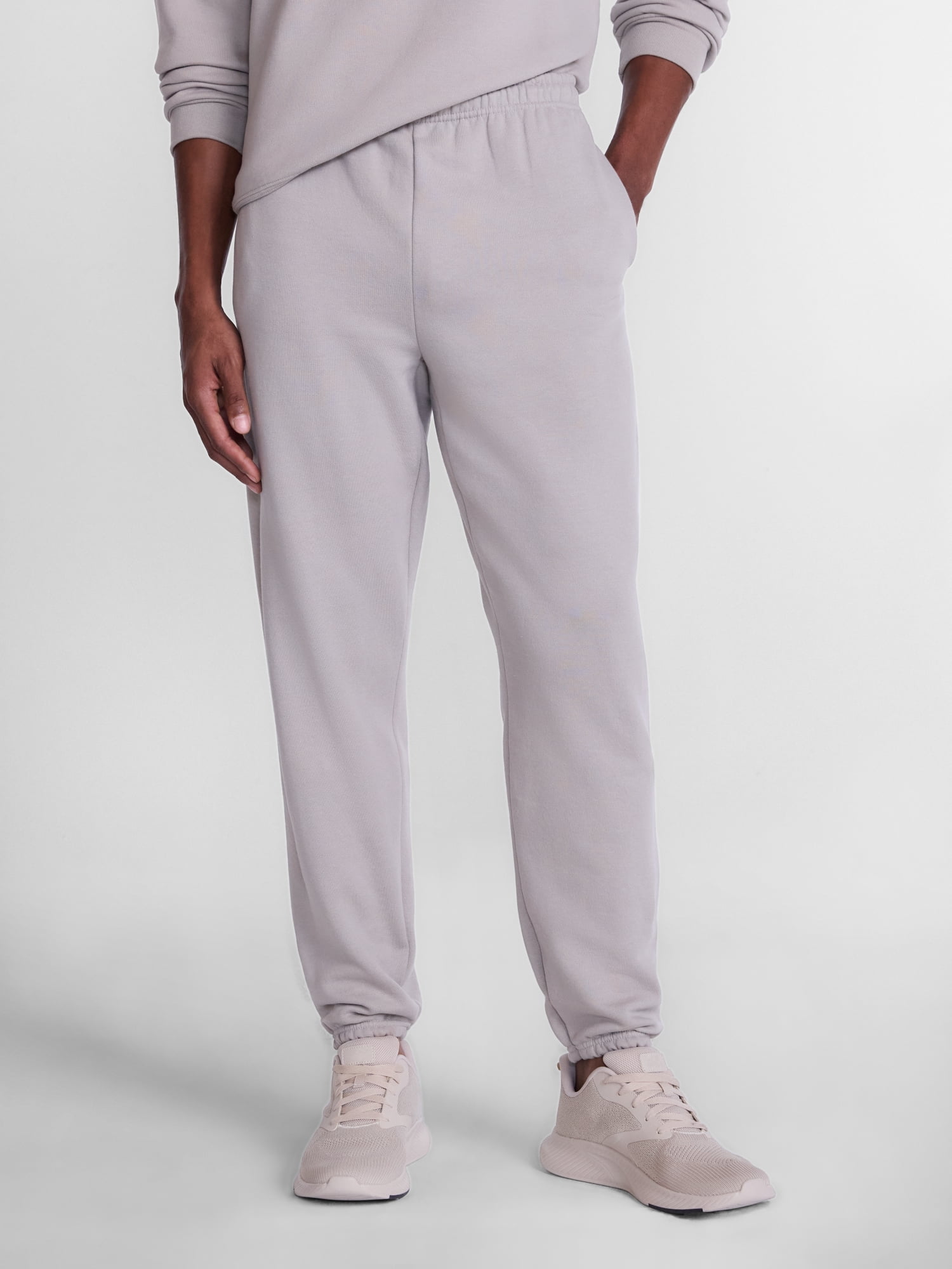 Athletic Works Men's and Big Men's Fleece Jogger Sweatpants, Sizes XS-5XL