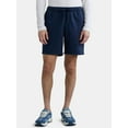 thumbnail image 1 of Athletic Works Men’s and Big Men’s Fleece Shorts, Size S-5XL, 1 of 5