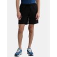 thumbnail image 1 of Athletic Works Men’s and Big Men’s Fleece Shorts, Size S-5XL, 1 of 5