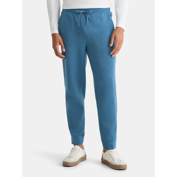 Athletic Works Men's and Big Men's Fusion Double Knit Joggers Pants, Sizes S-5XL