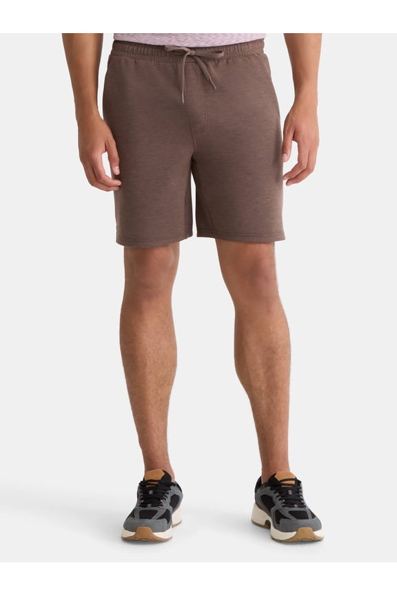 Men's and Big Men's Fusion Double Knit Shorts 8" Inseam, Sizes S-5XL