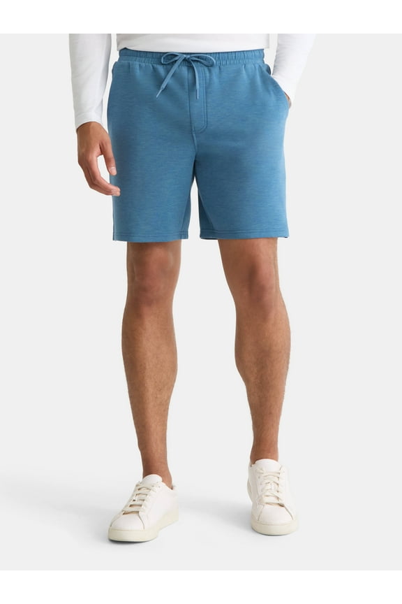 Men's and Big Men's Fusion Double Knit Shorts 8" Inseam, Sizes S-5XL