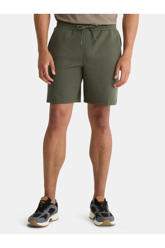 Men's and Big Men's Fusion Double Knit Shorts 8" Inseam, Sizes S-5XL