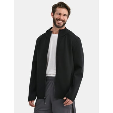 Athletic Works Men's and Big Men's Fusion Knit Zip Jacket, Sizes S-3XL