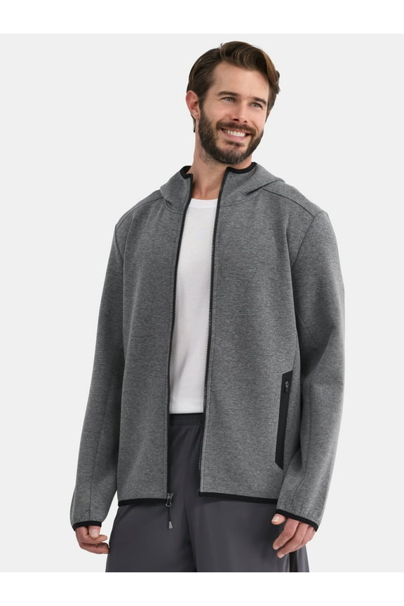 Men's and Big Men's Fusion Knit Zip Jacket, Sizes S-3XL