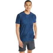 Athletic Works Men's and Big Men's Jacquard Tee with Short Sleeves, Sizes S-3XL