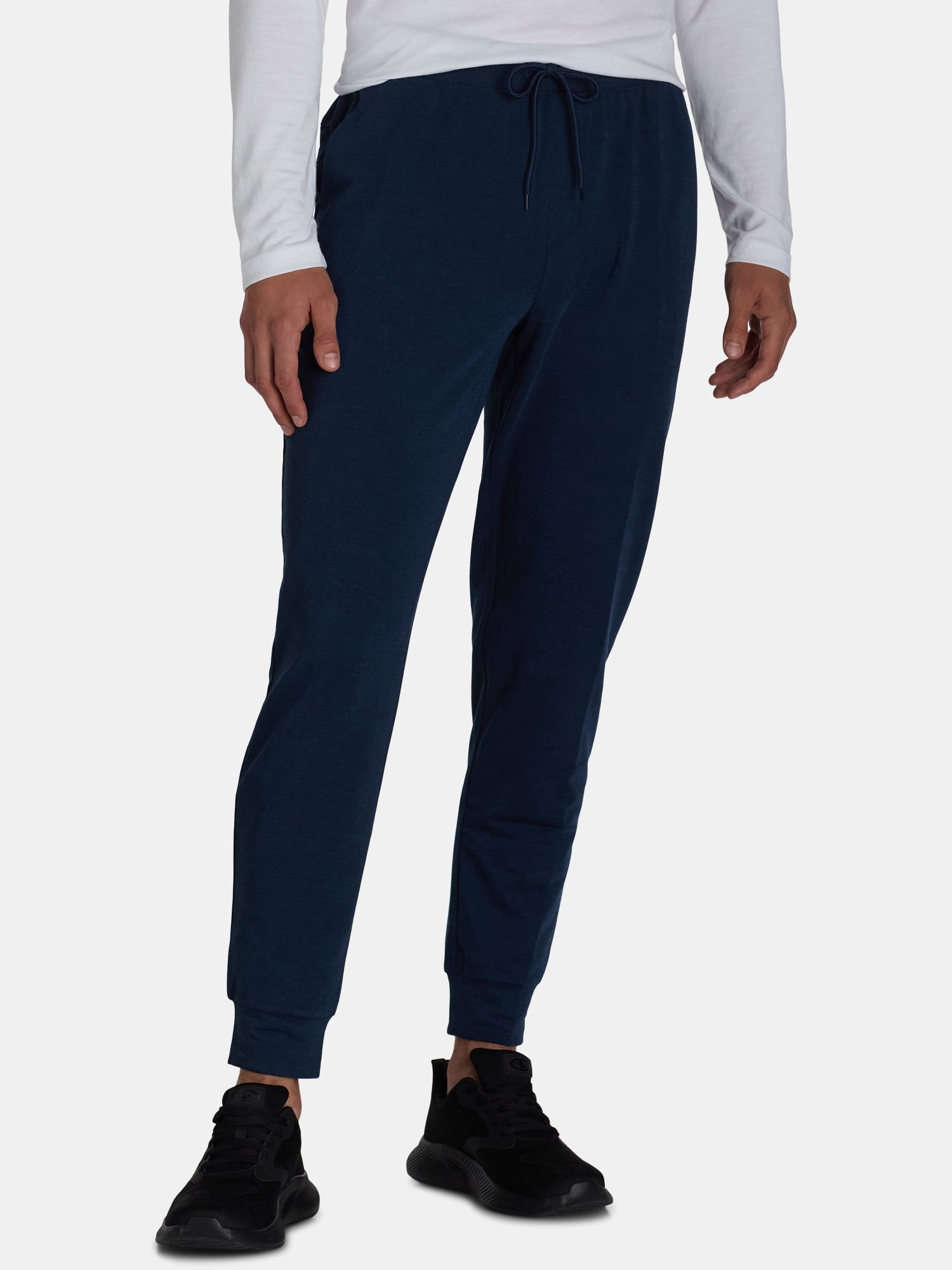 Athletic Works Men's and Men's Big Knit Jogger - 2PK, Sizes S-5XL