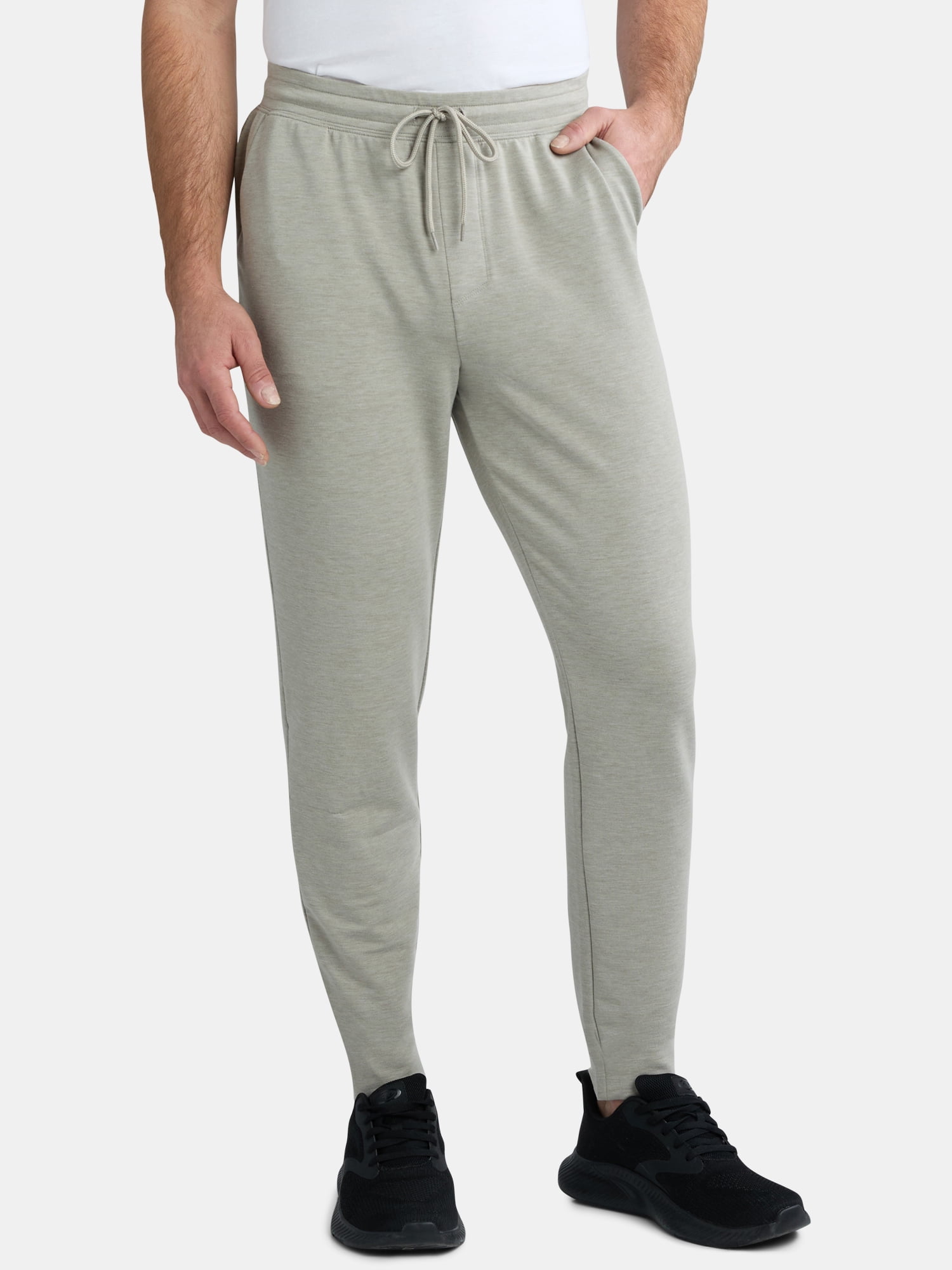 Athletic Works Men's and Big Men's Active Knit Jogger Pants, Sizes XS-5XL