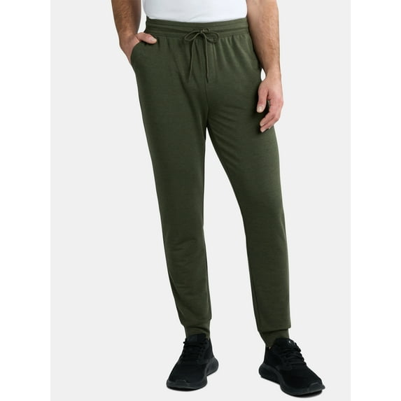 Athletic Works Men's and Big Men's Active Knit Jogger Pants, Sizes XS-5XL