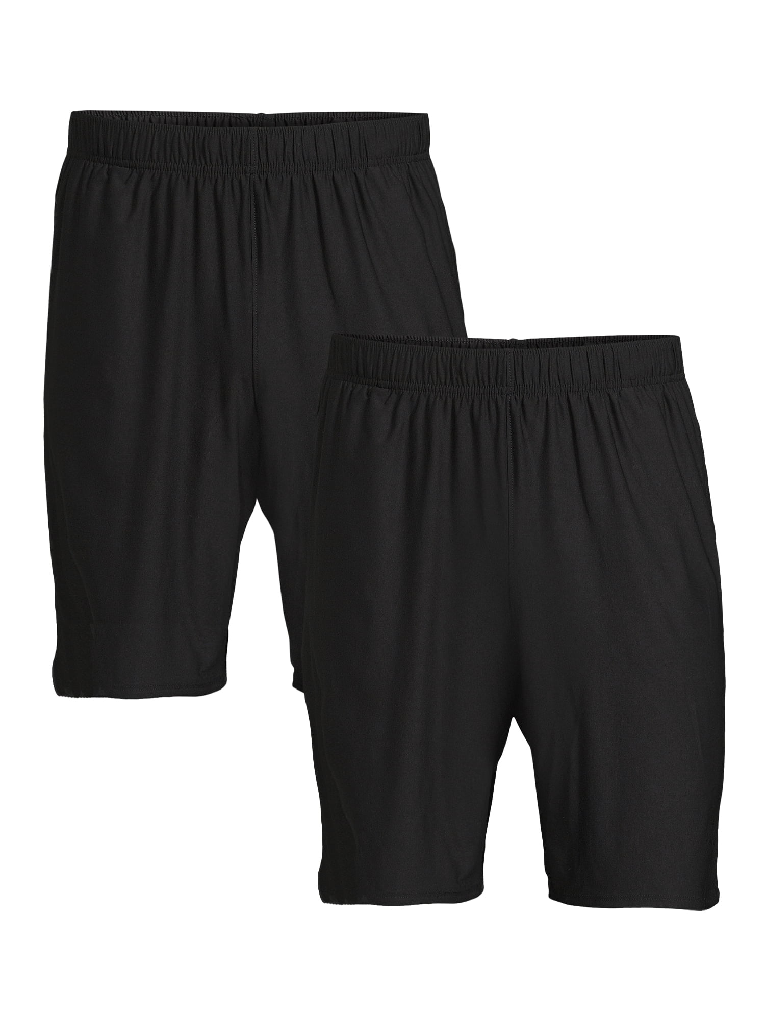 Athletic Works Men s and Big Men s Knit Shorts 2 Pack Sizes S 3XL Walmart