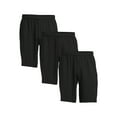 thumbnail image 1 of Athletic Works Men's and Big Men's Knit Shorts, 3-Pack, Sizes S-3XL, 1 of 5