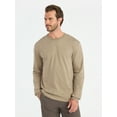 thumbnail image 1 of Athletic Works Men's and Big Men's Cotton Tee with Long Sleeves, Sizes S-3XL, 1 of 5