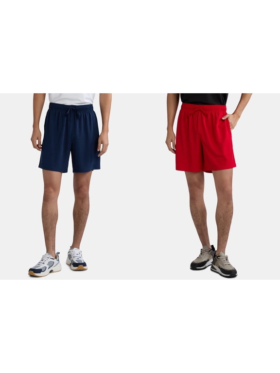 Men's and Big Men's Mesh 7" Shorts, Sizes S-5XL