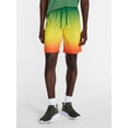 thumbnail image 1 of Athletic Works Men's Mesh Ombre Athletic Shorts, 7" Inseam, Sizes XS-5XL, 1 of 6