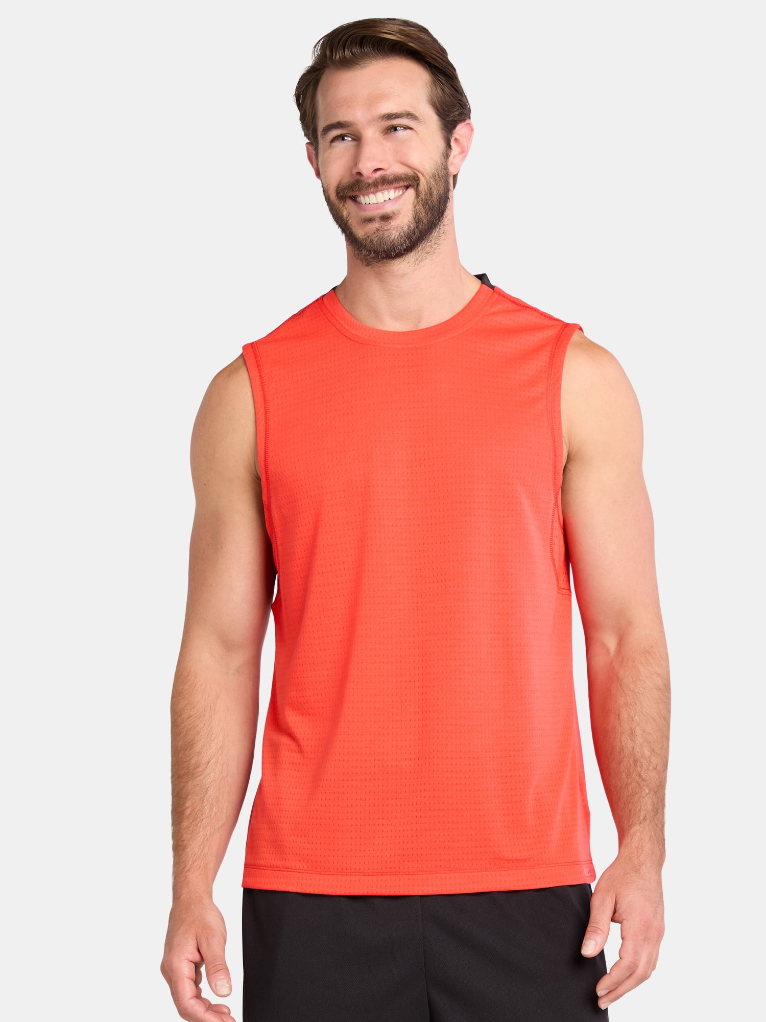 Athletic Works Men's and Big Men's Mixed Media Tank Top, Sizes XS-5XL