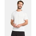 thumbnail image 1 of Athletic Works Men's and Big Men's Mixed Media Tee, Sizes XS-5XL, 1 of 5