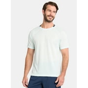 Athletic Works Men's and Big Men's Mixed Media Tee, Sizes XS-5XL