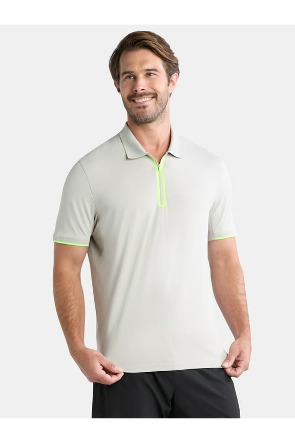 Men's and Big Men's Modern Tennis Polo Shirt, Sizes S-3XL