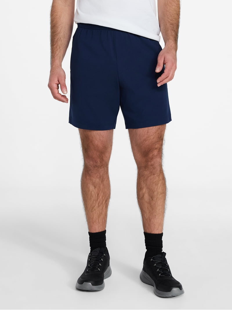 Athletic Works Men's and Big Men's Ponte Knit Shorts, Sizes XS-3XL