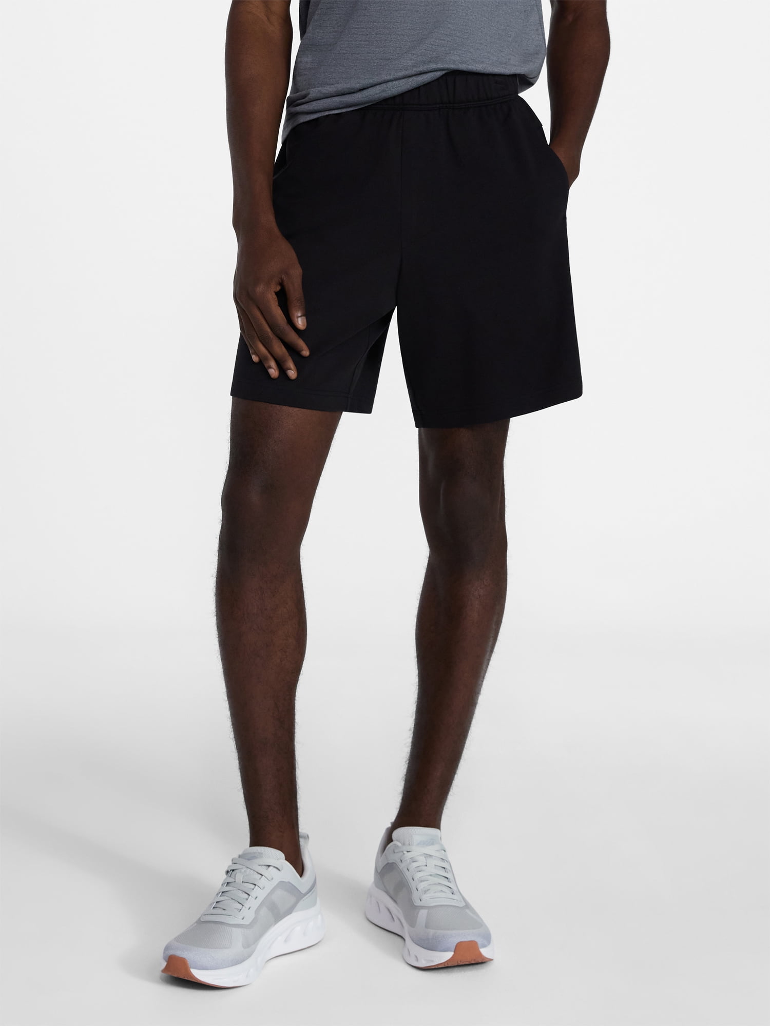 Athletic Works Men's and Big Men's Ponte Knit Shorts, Sizes XS-3XL