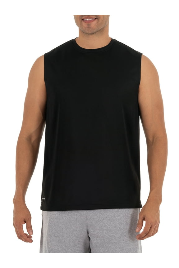 Men's and Big Men's Quick Dry Muscle Tee, up to 5XL