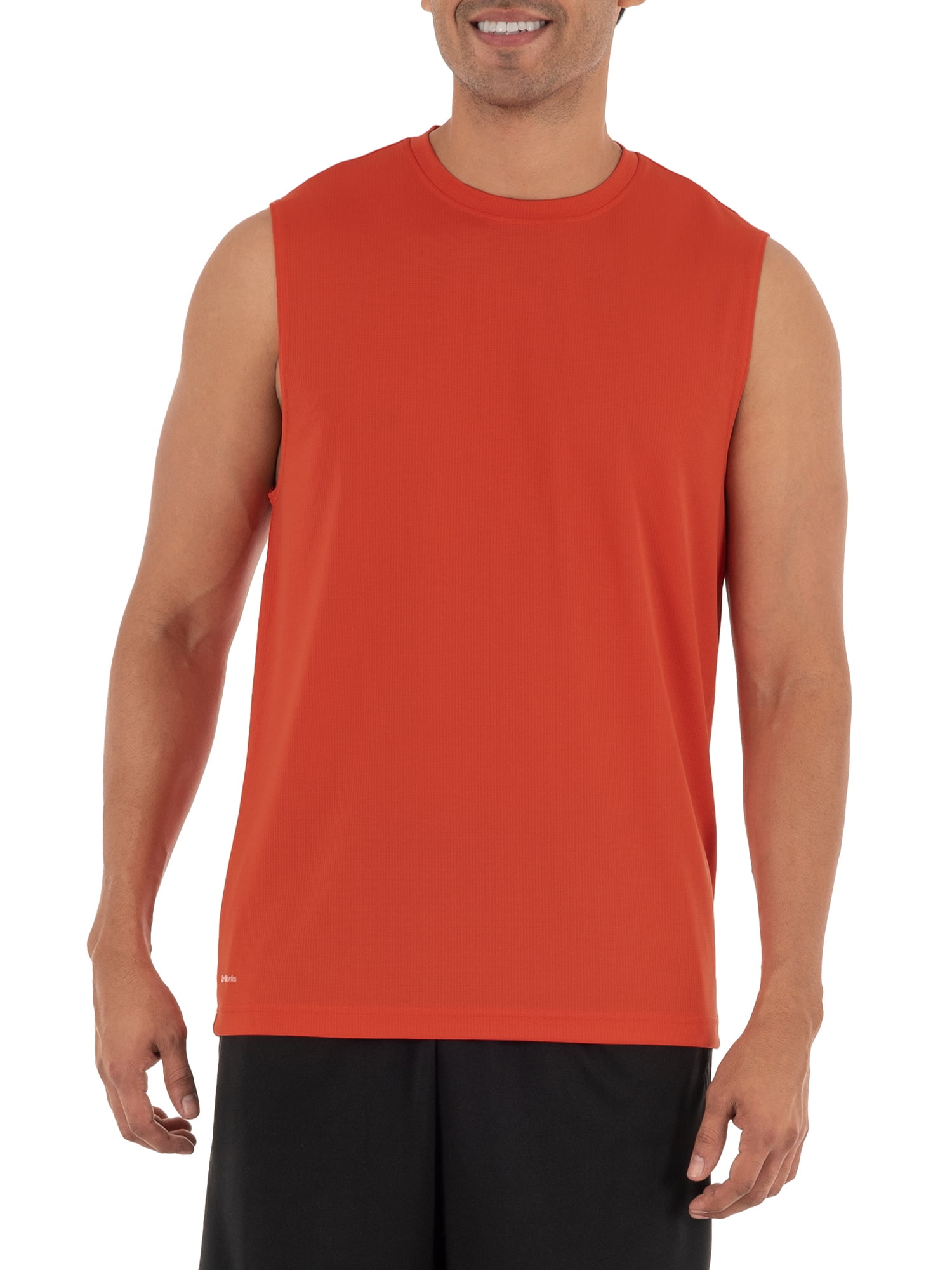 Athletic Works Men's and Big Men's Quick Dry Muscle Tee, up to 5XL