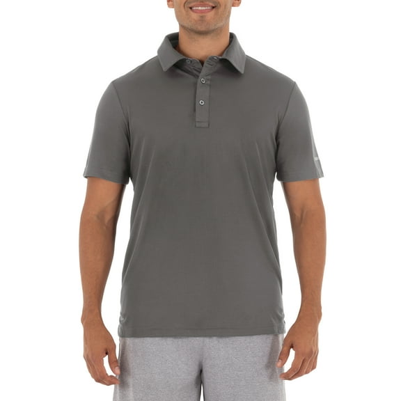 Athletic Works Men's and Big Men's Quick Dry Polo, up to 3XL