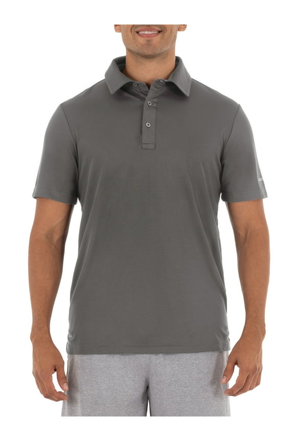 Men's and Big Men's Quick Dry Polo, up to 3XL
