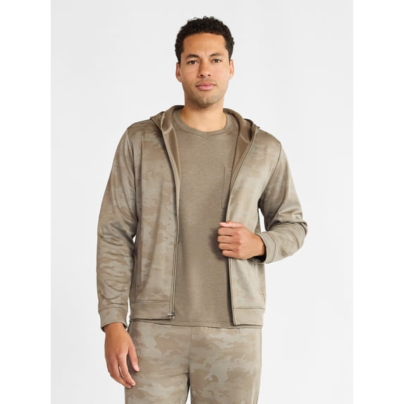 Athletic Works Men's and Big Men's Reflective Hoodie, Sizes S-3XL