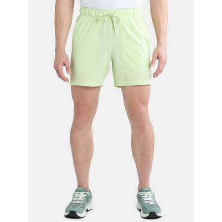 Athletic Works Men's and Big Men's Ripstop Shorts, 7" Inseam, Sizes S-5XL