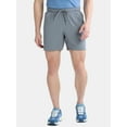 thumbnail image 1 of Athletic Works Men's and Big Men's Ripstop Shorts, 7" Inseam, Sizes S-5XL, 1 of 5