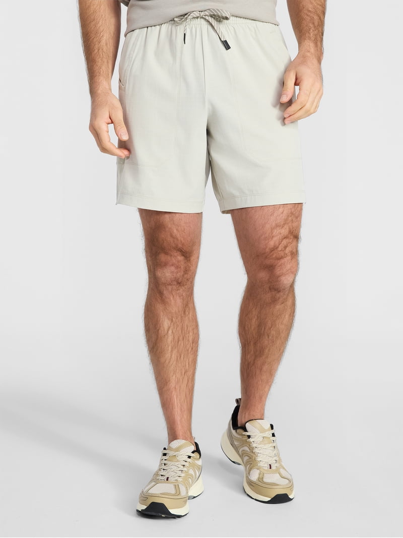 Athletic Works Men's and Big Men's Ripstop Shorts, 7