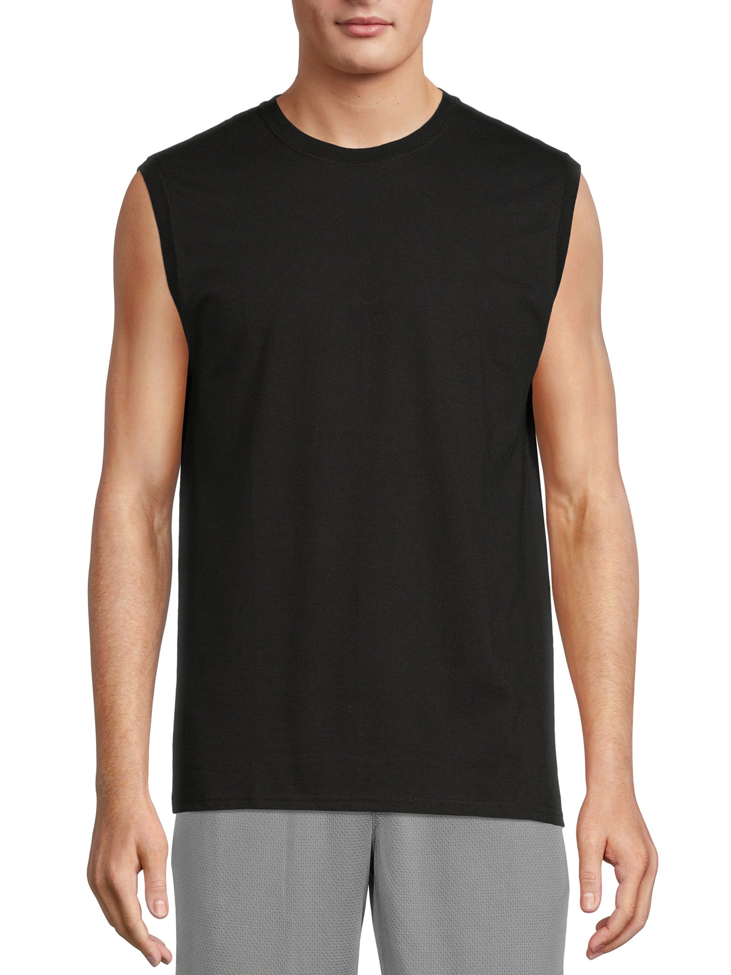 Athletic Works Men's and Big Men's Sleeveless Muscle T-Shirt