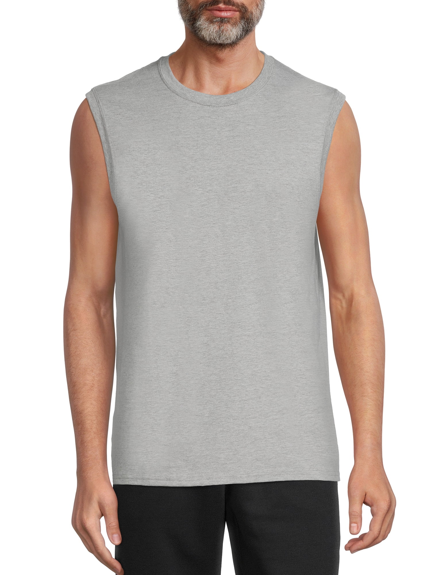 Athletic Works Men's and Big Men's Sleeveless Muscle T-Shirt 