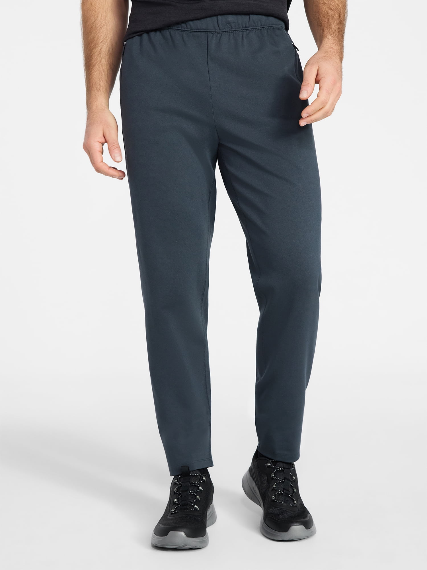 Athletic Works Men's and Big Men's Slim Knit Pants, 30" Inseam, Sizes XS-4XLT