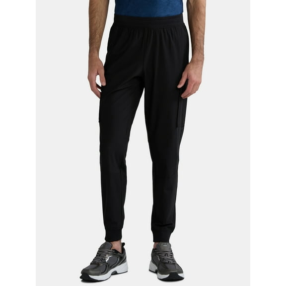 Athletic Works Men’s and Big Men's Stretch Cargo Joggers, Sizes S-3XL