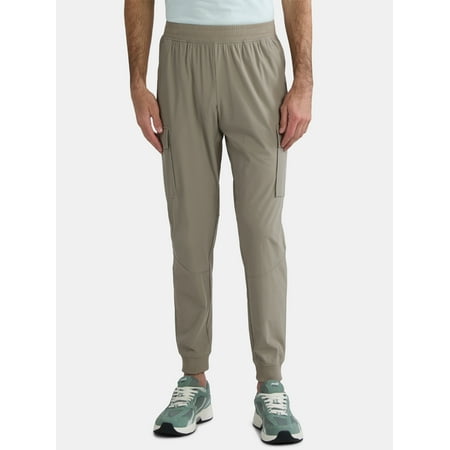 Athletic Works Men’s and Big Men's Stretch Cargo Joggers, Sizes S-3XL